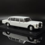Mercedes-Benz 600 Pullman W100 1964 1:18 Diecast Model Car by KK-Scale – White Luxury Classic - Image 4