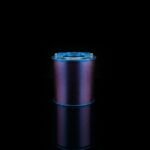 Metal Brake Disc Cylinder Box with Carbon-Fibre Style Finish – Glossy Gradient/Silver Decorative Storage (5-Inch) - Image 2