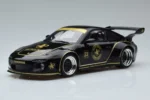 Model Car Group Porsche 911 (997-2) 2020 RWB Coupe N23 Old & New JPS | 1:18 Scale Resin Model Car | Black