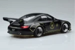 Model Car Group Porsche 911 (997-2) 2020 RWB Coupe N23 Old & New JPS | 1:18 Scale Resin Model Car | Black - Image 2