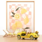 Norev 1965 Fiat 500 Jolly | 1:18 Scale | Yellow - Image 3