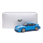Almost Real 1:18 Scale 2018 Porsche 911 964 RUF SCR Coupe Diecast Model Car | Mexico Blue - Image 8