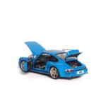 Almost Real 1:18 Scale 2018 Porsche 911 964 RUF SCR Coupe Diecast Model Car | Mexico Blue - Image 5