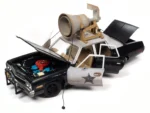 Auto World 1974 Dodge Monaco Blues Brothers Edition with Loud Speaker | 1:18 Scale Diecast Model Car | Black & Grey - Image 3