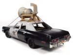 Auto World 1974 Dodge Monaco Blues Brothers Edition with Loud Speaker | 1:18 Scale Diecast Model Car | Black & Grey - Image 2