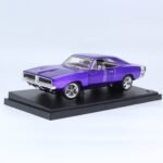 1969 Dodge Charger 1969 1:18 Scale Diecast Model Car – Violet | Hot Wheels