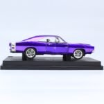 ⁦1969 Dodge Charger 1969 1:18 Scale Diecast Model Car – Violet | Hot Wheels⁩ - الصورة ⁦5⁩