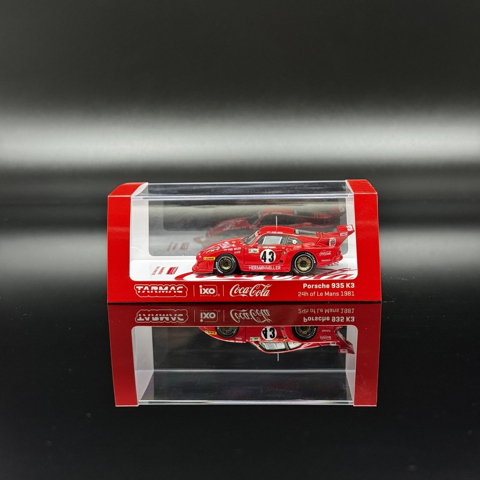 IMG_6581 1981 Porsche 935 K3 Team Bob Akin Coca-Cola #43 24h Le Mans 1:64 Diecast Model by TARMAC Works - Image 1