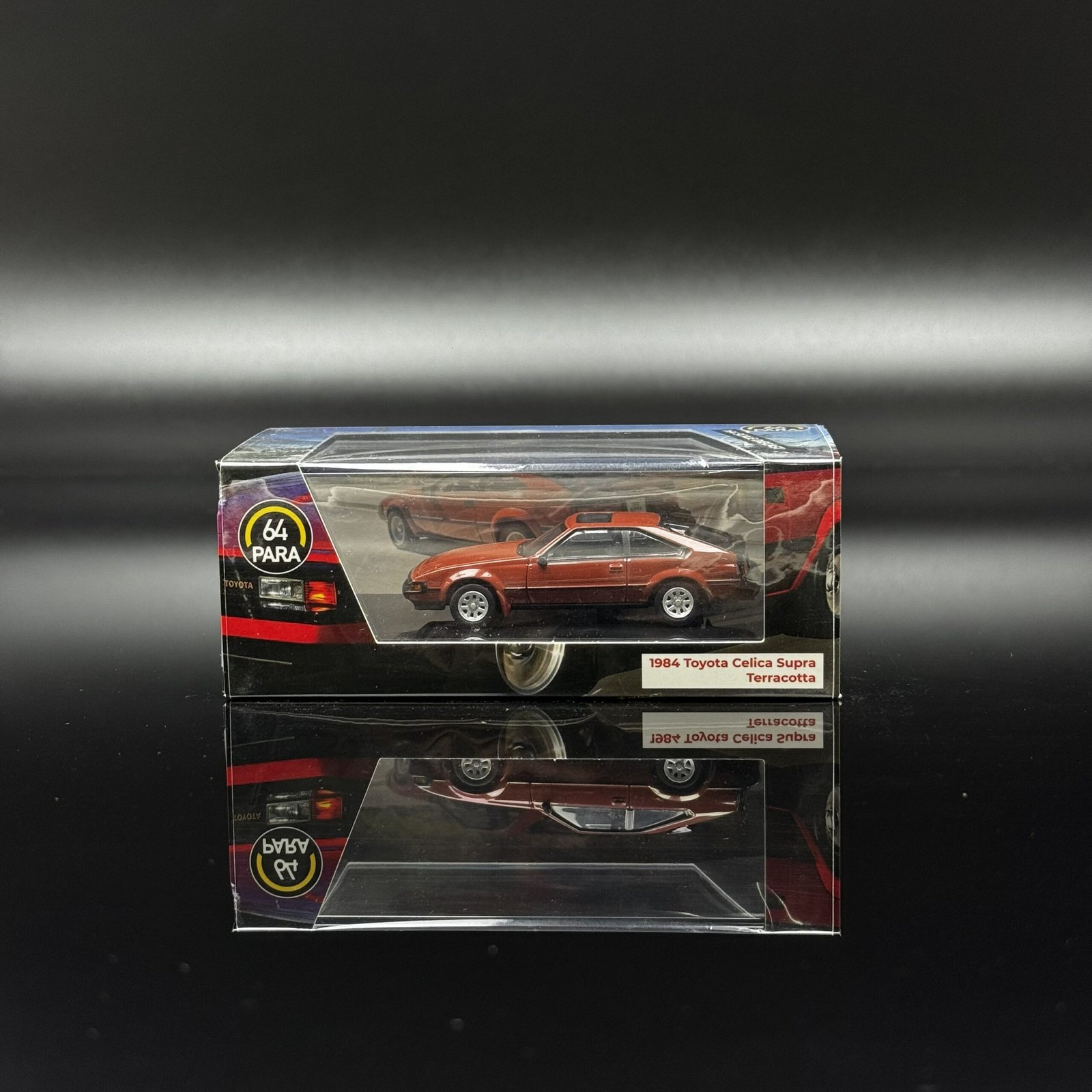 IMG_6589 1984 Toyota Celica XX (A60) Supra LHD Dark Brown 1:64 Diecast Model Car by Paragon Models - الصورة 1