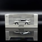 1984 Porsche 911 Carrera 3.2 E19 Silver Metallic 1:43 Diecast Model Car Limited Edition 1 of 400 by Kess Models