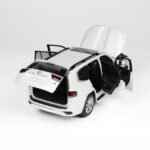 LCD Model 1:18 Toyota Land Cruiser 300 ZX 2024 White Diecast Model Car with Opening Parts - Image 9
