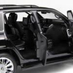 LCD Model 1:18 Toyota Land Cruiser 300 ZX 2024 Black Diecast Model Car with Opening Parts - Image 9
