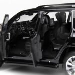 LCD Model 1:18 Toyota Land Cruiser 300 ZX 2024 Black Diecast Model Car with Opening Parts - Image 10