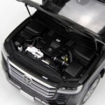 LCD Model 1:18 Toyota Land Cruiser 300 ZX 2024 Black Diecast Model Car with Opening Parts - Image 12