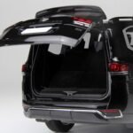 LCD Model 1:18 Toyota Land Cruiser 300 ZX 2024 Black Diecast Model Car with Opening Parts - Image 11