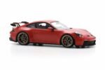 ⁦Schuco 2022 Porsche 911 GT3 (992) | 1:18 Scale Diecast Model Car | Red⁩ - الصورة ⁦4⁩