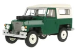BOS Models Land Rover Lightweight Series III Hard Top | 1:18 Scale | Dark Green & Beige
