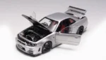 ⁦Motorhelix Nissan Skyline GT-R NISMO R34 Z-tune | 1:18 Scale | Silver⁩ - الصورة ⁦7⁩