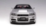 ⁦Motorhelix Nissan Skyline GT-R NISMO R34 Z-tune | 1:18 Scale | Silver⁩ - الصورة ⁦2⁩
