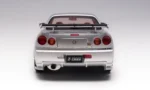 ⁦Motorhelix Nissan Skyline GT-R NISMO R34 Z-tune | 1:18 Scale | Silver⁩ - الصورة ⁦4⁩