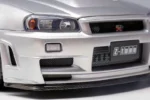 ⁦Motorhelix Nissan Skyline GT-R NISMO R34 Z-tune | 1:18 Scale | Silver⁩ - الصورة ⁦6⁩