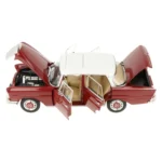 Norev Mercedes-Benz 220 S W111 (1959-1965) | 1:18 Scale | Middle Red - Image 4