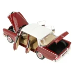 Norev Mercedes-Benz 220 S W111 (1959-1965) | 1:18 Scale | Middle Red - Image 3