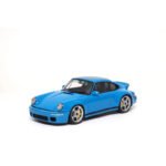 Almost Real 1:18 Scale 2018 Porsche 911 964 RUF SCR Coupe Diecast Model Car | Mexico Blue