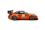 ⁦Solido 2020 Porsche 911 (993) Jägermeister RWB Bodykit Coupe N7 Racing | 1:18 Scale | Orange⁩ - الصورة ⁦6⁩