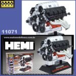 ⁦HAWK 1:6 Scale Dodge 6.1 Litre SRT HEMI V8 Engine Model | Large Format Display Model | Silver⁩ - الصورة ⁦2⁩
