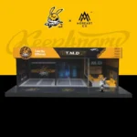 More Art "Keep Angry" Garage Diorama | 1:64 Scale Display Scene | Yellow - Image 2