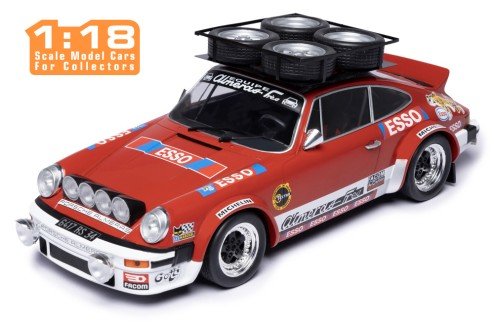 18RMC233X.22-1-494x322 1980 Porsche 911 SC Coupe No.0 (Night Version) Rally Monte Carlo Service Assistance Car 1:18 Scale Diecast Model Car by IXO Models - الصورة 1