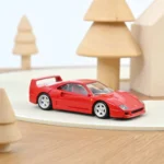 1987 Ferrari F40 1:43 Scale Diecast Model Car by Norev – Red