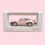 ⁦1978 Porsche 911 930 Turbo Coupe 1:43 Scale Diecast Model Car by Norev – Light Pink⁩ - الصورة ⁦2⁩