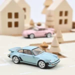 1978 Porsche 911 930 Turbo Coupe 1:43 Scale Diecast Model Car by Norev – Light Blue
