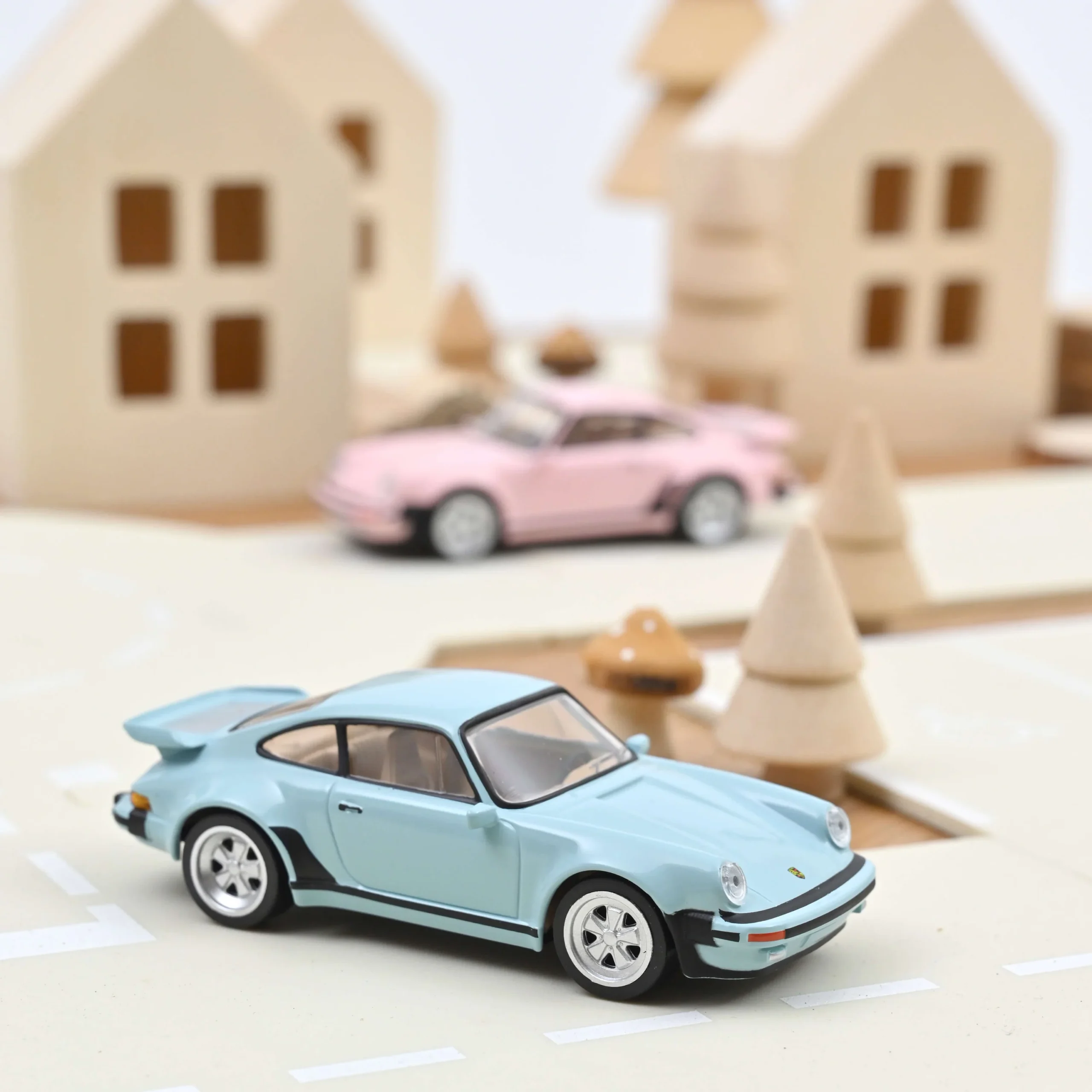 750076 1978 Porsche 911 930 Turbo Coupe 1:43 Scale Diecast Model Car by Norev – Light Blue - الصورة 1