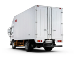 ⁦JMC N720 Carrying Van Truck 4x2 Cargo Box Truck Silver 1:18 Scale Diecast Model by JMC⁩ - الصورة ⁦2⁩