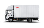 ⁦JMC N720 Carrying Van Truck 4x2 Cargo Box Truck Silver 1:18 Scale Diecast Model by JMC⁩ - الصورة ⁦3⁩
