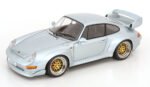 1996 Porsche 911 (993) GT2 Coupe BBS Rims | 1:12 Scale Diecast Model Car | KK-Scale | Light Grey