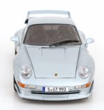 1996 Porsche 911 993 GT2 Coupe Cerchi Speedline Rims – 1:12 Scale KK-Scale Diecast Model Car in Light Grey - Image 6
