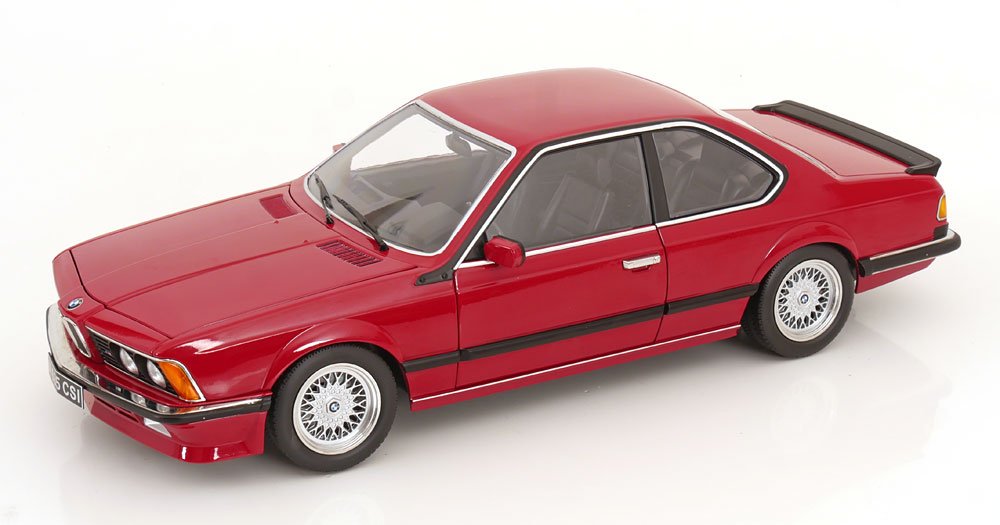 KKS-133-B (1) 1987 BMW 6-Series M635 CSI (E24) Coupe 1:12 Scale Diecast Model Car by KK-Scale – Red - الصورة 1