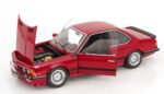 ⁦1987 BMW 6-Series M635 CSI (E24) Coupe 1:12 Scale Diecast Model Car by KK-Scale – Red⁩ - الصورة ⁦3⁩