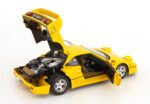 1987 Ferrari F40 1:12 Scale Diecast Model Car by KK-Scale – Yellow - Image 4