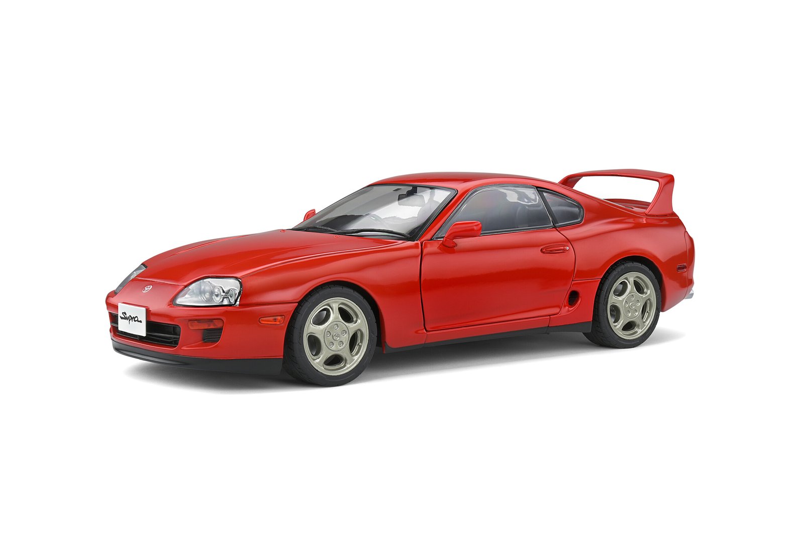 SLD-030-BC (1) 1993 Toyota Supra MKIV (A80) Coupe 1:18 Scale Diecast Model Car by Solido – Red - Image 1
