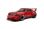 2024 Porsche 911 964 RWB Body Kit Coupe 1:18 Scale Diecast Model Car by Solido – Red