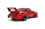 2024 Porsche 911 964 RWB Body Kit Coupe 1:18 Scale Diecast Model Car by Solido – Red - Image 2