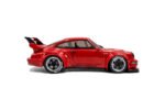 2024 Porsche 911 964 RWB Body Kit Coupe 1:18 Scale Diecast Model Car by Solido – Red - Image 4