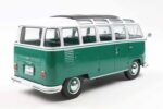 1962 Volkswagen T1 Samba Minibus 1:18 Scale Diecast Model Car by Solido – Green/White - Image 2