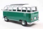 1962 Volkswagen T1 Samba Minibus 1:18 Scale Diecast Model Car by Solido – Green/White - Image 4