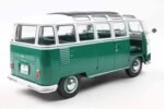 1962 Volkswagen T1 Samba Minibus 1:18 Scale Diecast Model Car by Solido – Green/White - Image 8